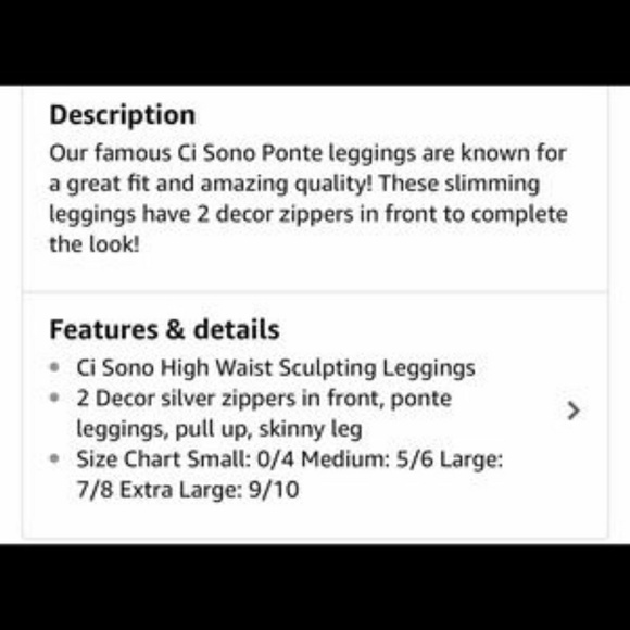 NWT Black Jeggings Ci Sono Ponte Collection - Picture 8 of 8